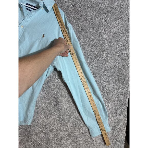 Polo Ralph Lauren Oxford Button Down Shirt Mens XXL Slim Fit Preppy Ivy League - Picture 6 of 9